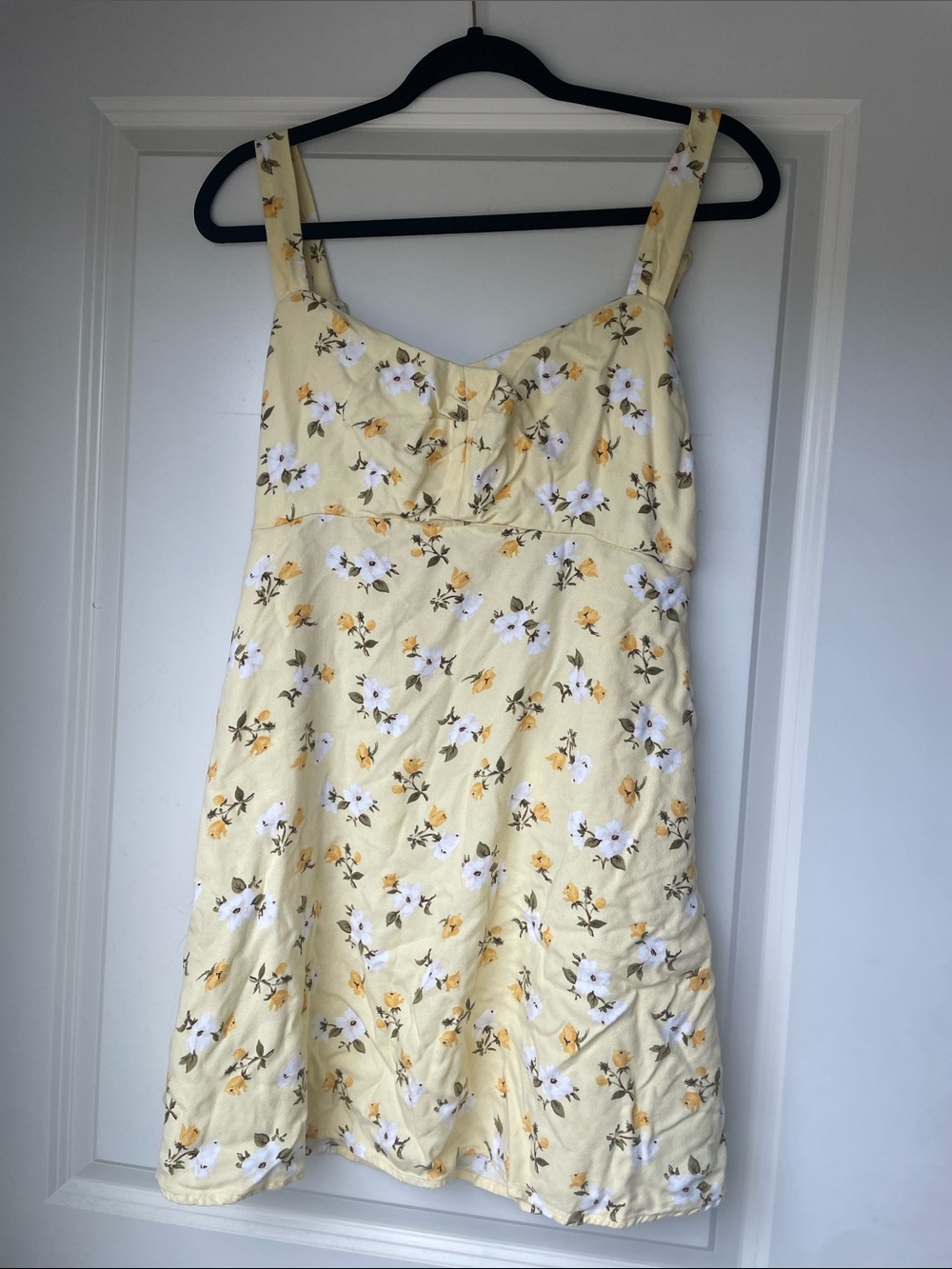 Old Navy Yellow Floral Mini Dress